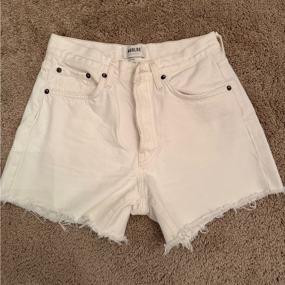 Agolde Parker Long Jean Shorts